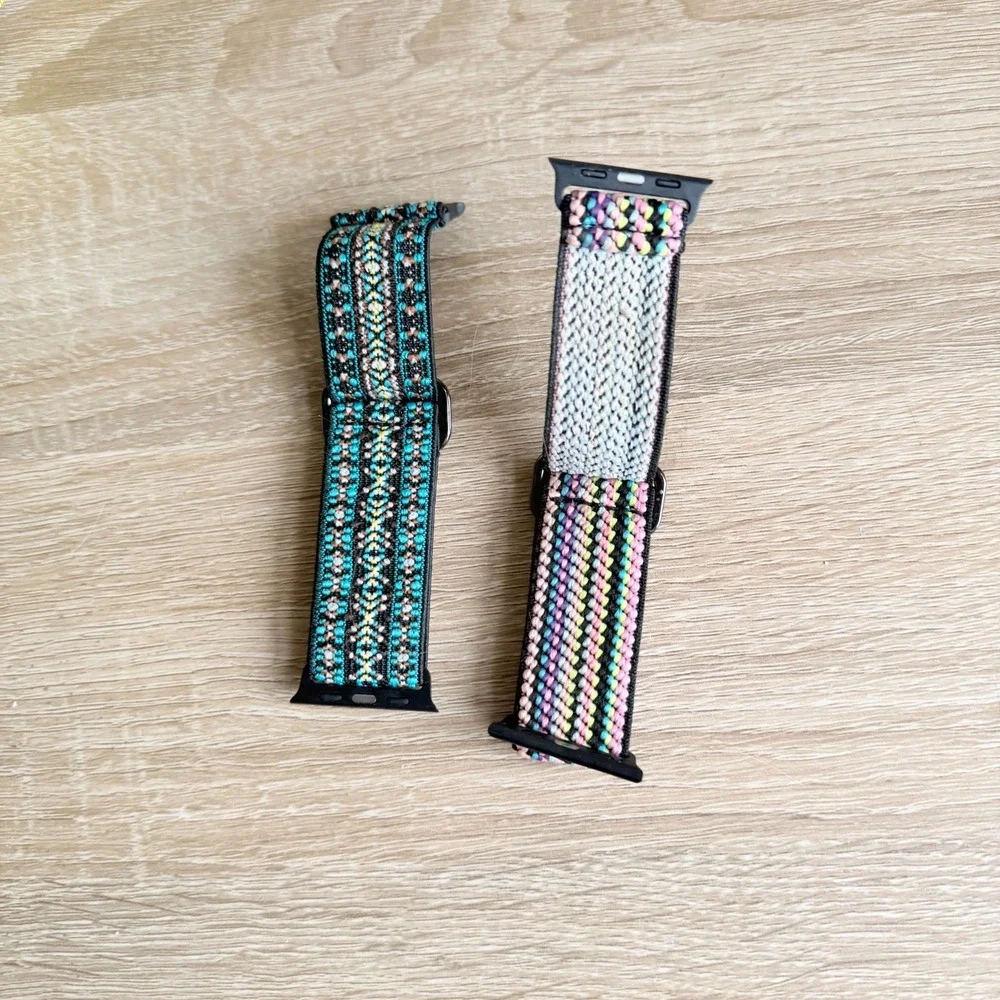 Apple Watch‎ Adjustable Nylon Elastic Band-38/40/41-42/44/45/49mm All Series